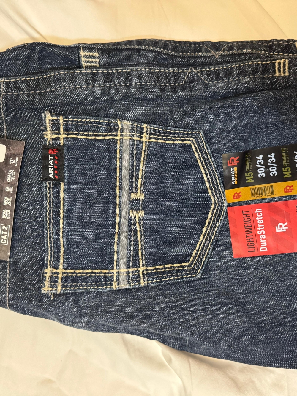 Ariat Men's Dark Blue DuraStretch Relaxed Jeans